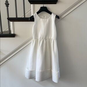 Chic White/ light Ivory Sleeveless Girl’s Dress/ Wedding/ First Communion